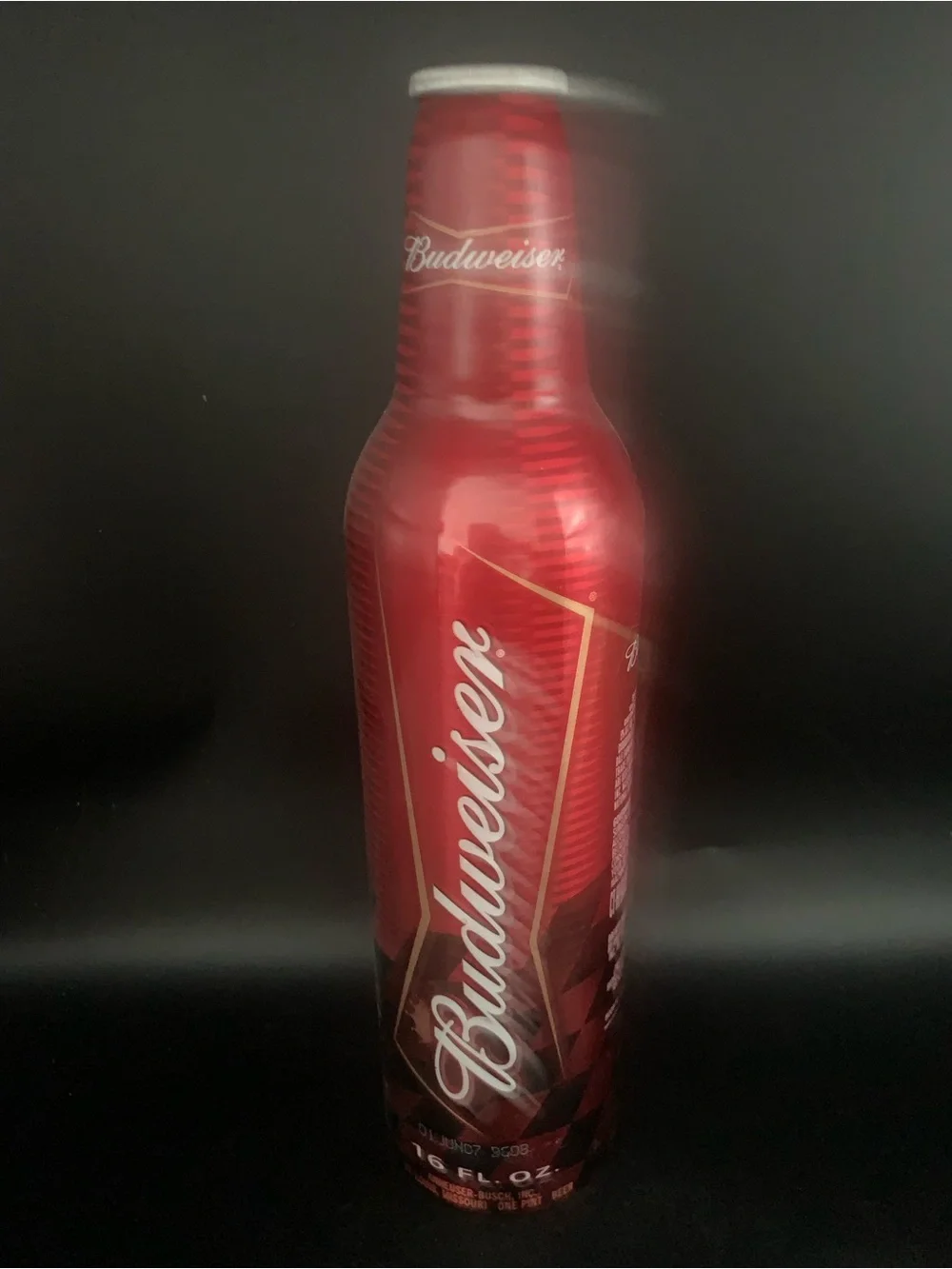 Vintage Beer Can Bud Budweiser Dale Earnhardt Jr #8 16Oz Empty Aluminum Bottle